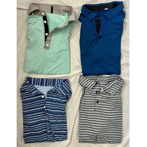 LOT OF 4 - Lululemon Men's Polos (Size Medium)